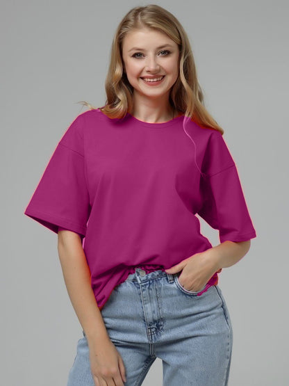 Women's Pure Cotton Short Sleeve T-shirt Top