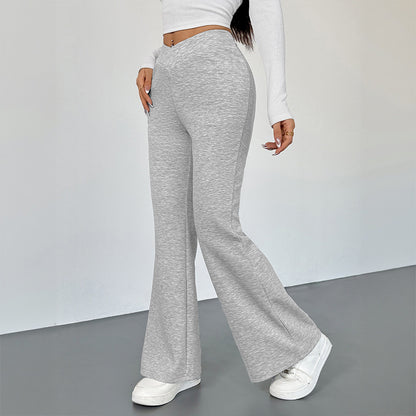Women's Casual Daily Hot Girl Slim Fit Bootcut Trousers