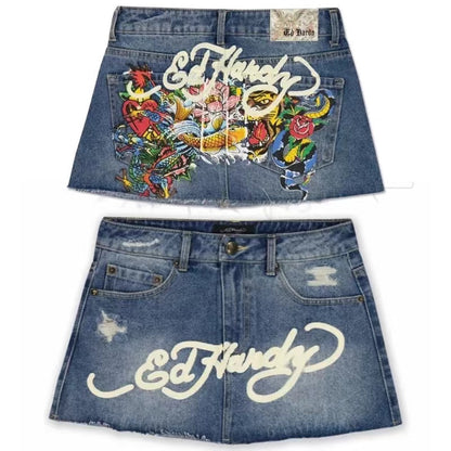 Women's Retro Gothic Fashion Personality Skirt