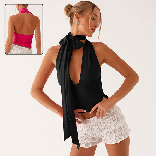 Y2K Sleeveless T-shirt For Women Clothing