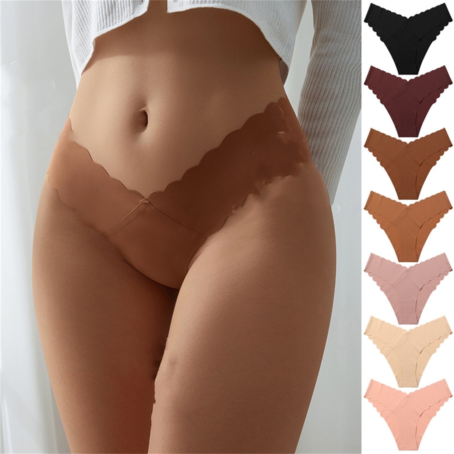 Wave Lace V-shaped Underwear