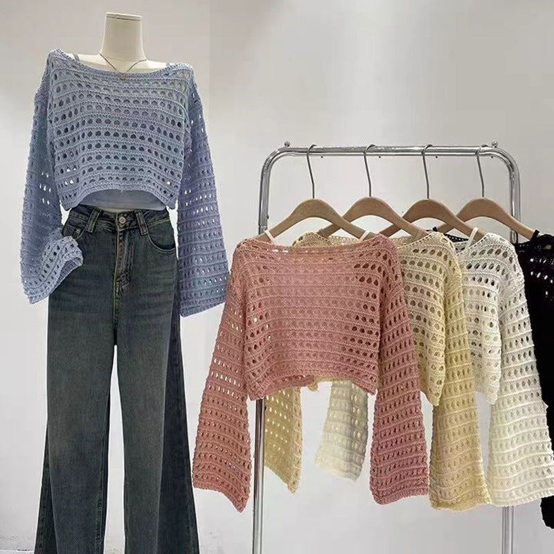 Women's Short Long-sleeved Sweater