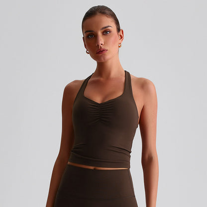 Vest Brushed Quick-drying Outdoor All-matching Running Beauty Back Exercise Underwear