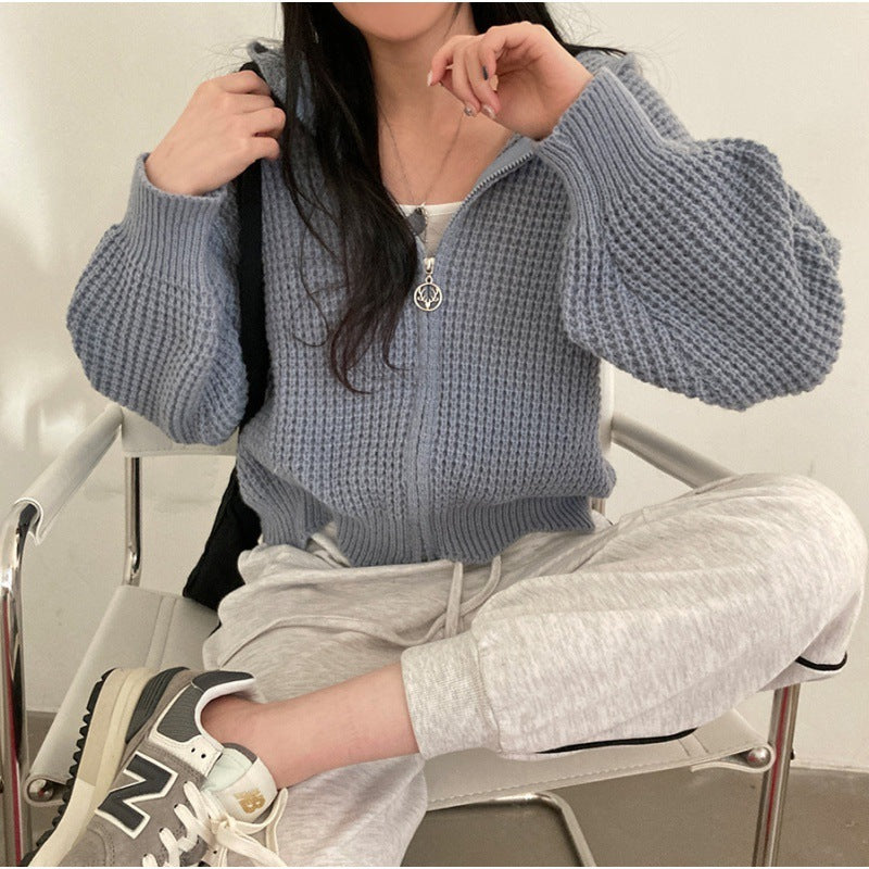 Women's Fashion Loose And Lazy Style Knitted Jacket