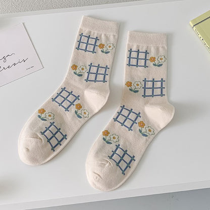 Autumn And Winter  Cute Girls Cotton Thigh-high Socks