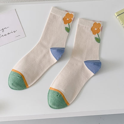 Autumn And Winter  Cute Girls Cotton Thigh-high Socks