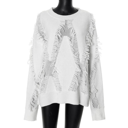 Women's Vintage Sweater Loose And Idle Knitted