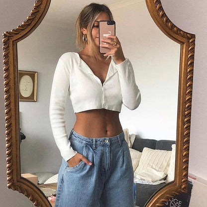 Cropped Cardigan