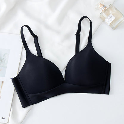 Solid Color Wireless Thin Bra