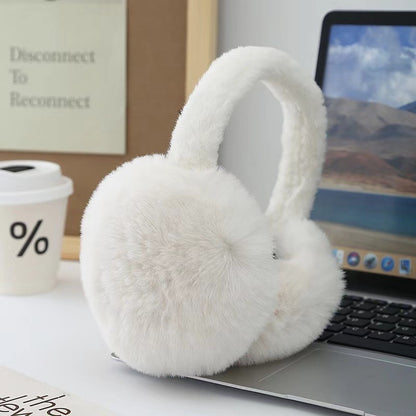Warm Plush Cold Protection Thickening Earmuffs Foldable Cute Windproof