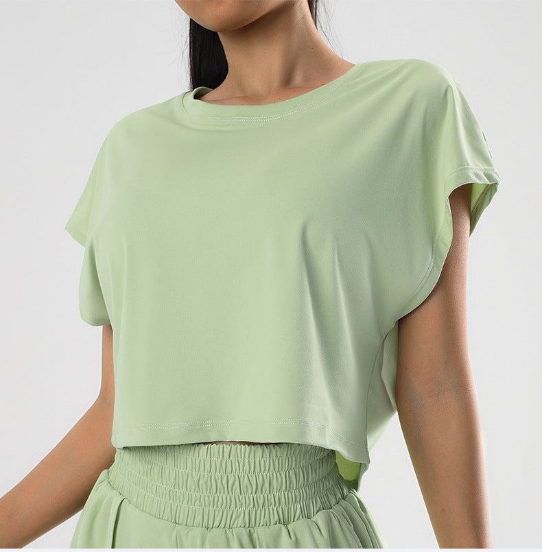 Summer Thin Crop Top Women's T-shirt