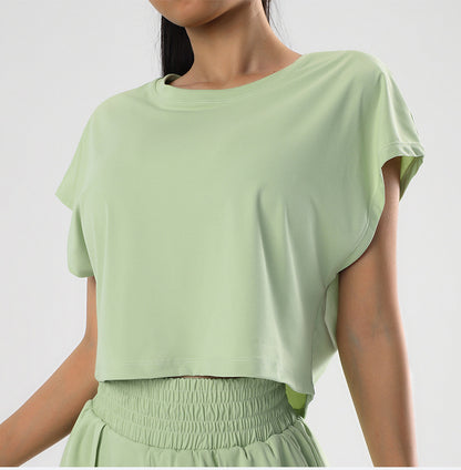 Summer Thin Crop Top Women's T-shirt