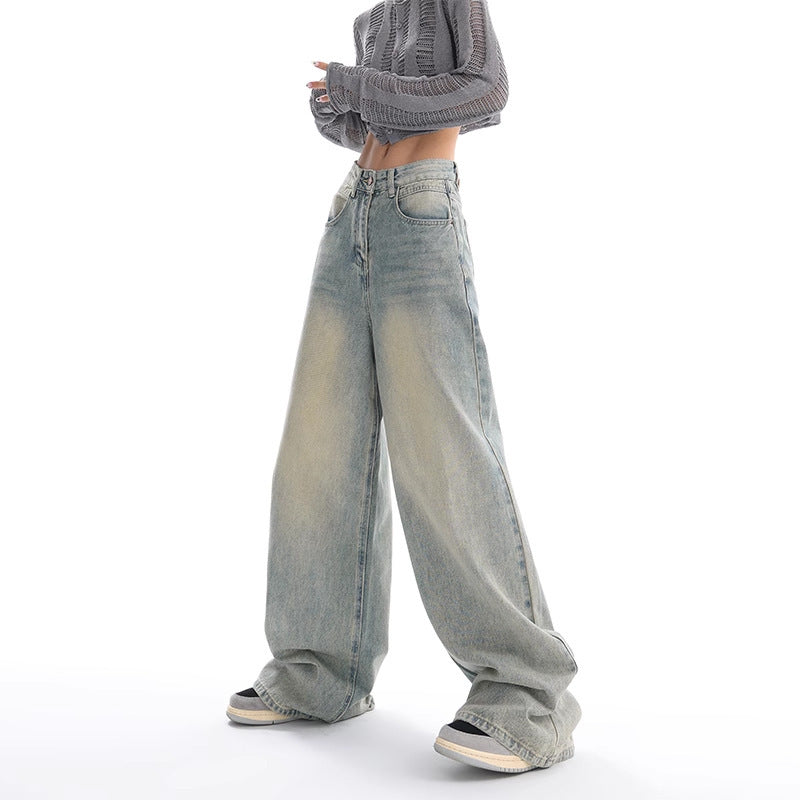 Denim American Wide Leg Pants