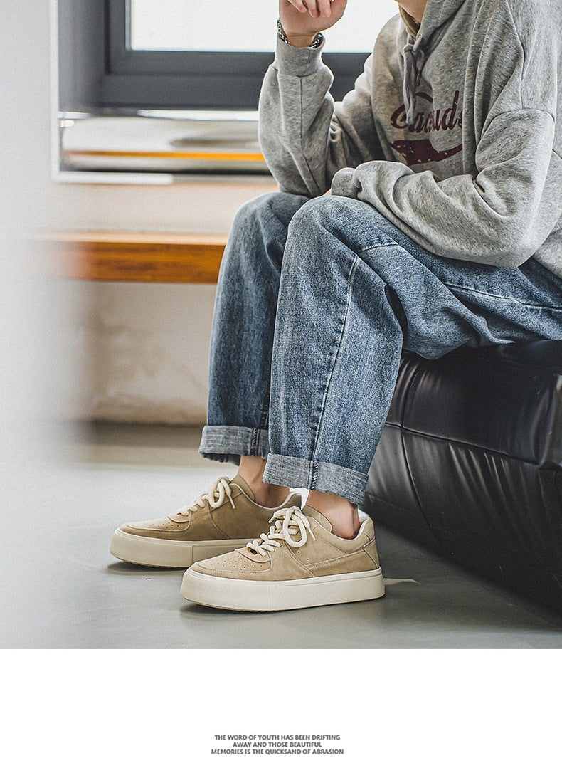 Casual Lace-up Suede Shoes