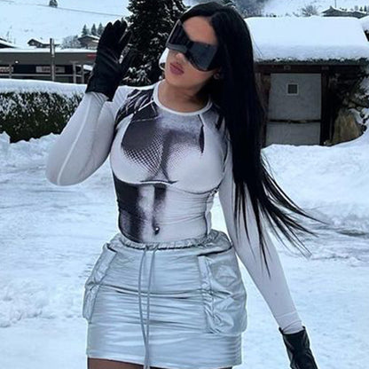 Fashion Women's Long-sleeved Top