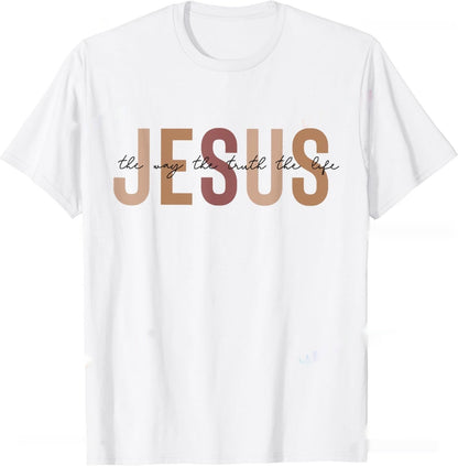 Christian T Shirt The Way, The Truth, The Life
