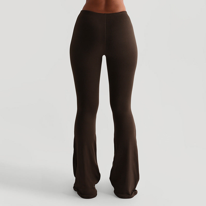 New Autumn Women's Fashion Fitted Boot-cut Casual Trousers