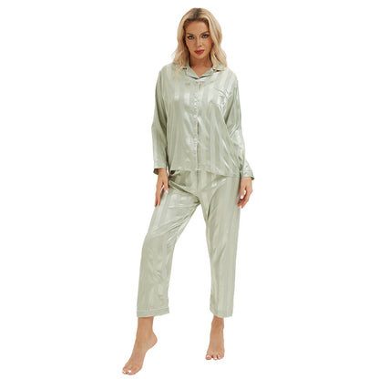 Silk Long-sleeved Pajama Wear