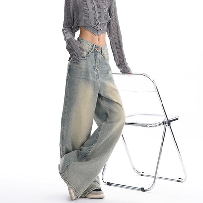 Denim American Wide Leg Pants