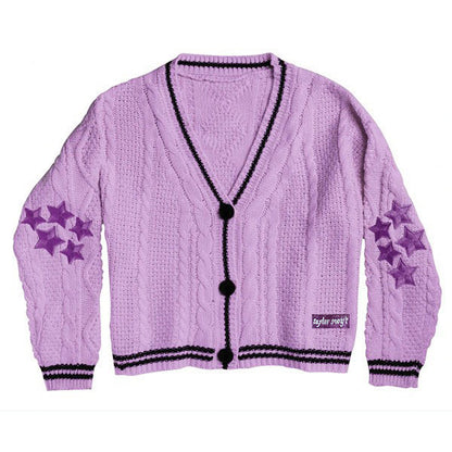 Solid Color Long Sleeve Cardigan