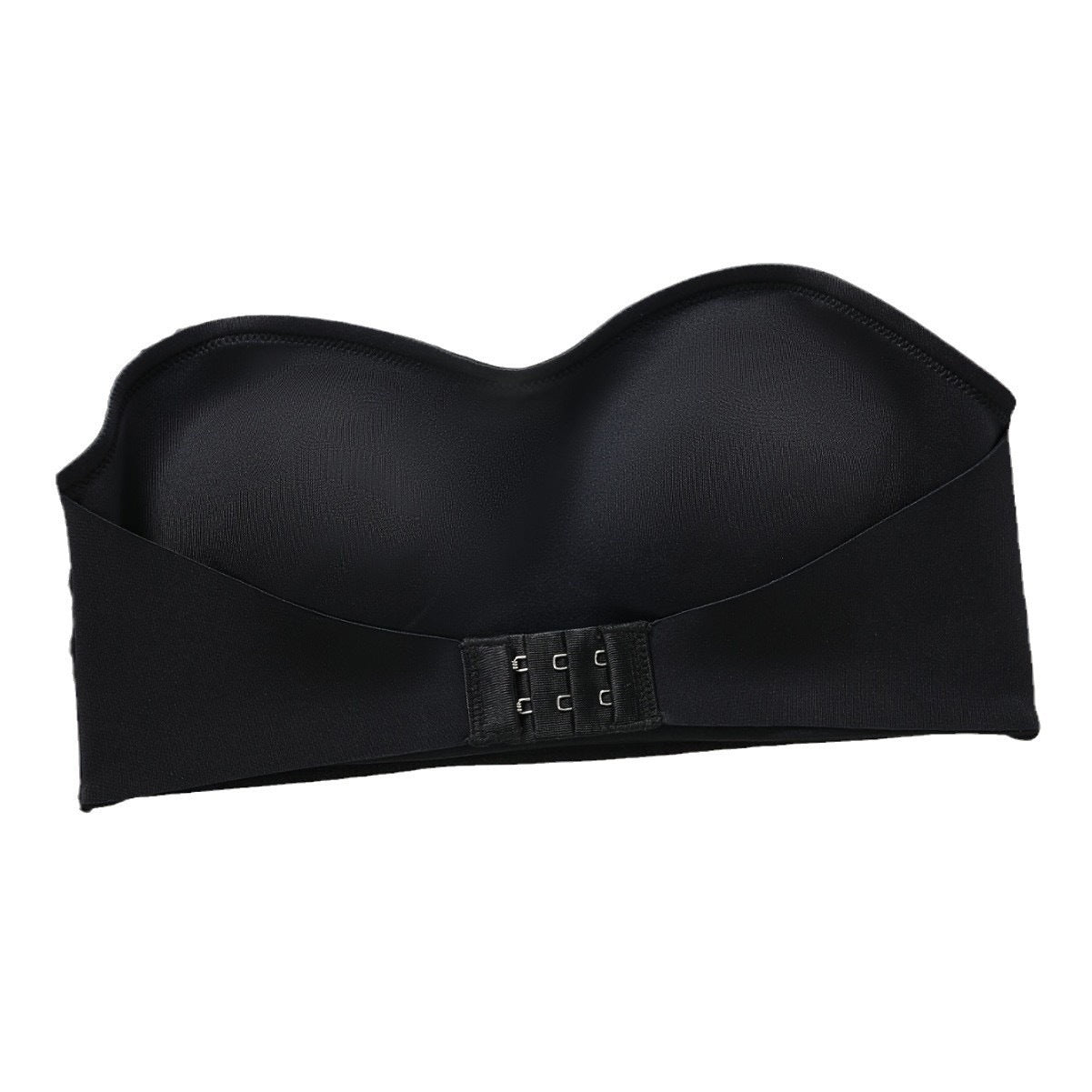 Sexy Thin Cup Push Up Seamless Front Buckle Chest Wrap Strapless Bra
