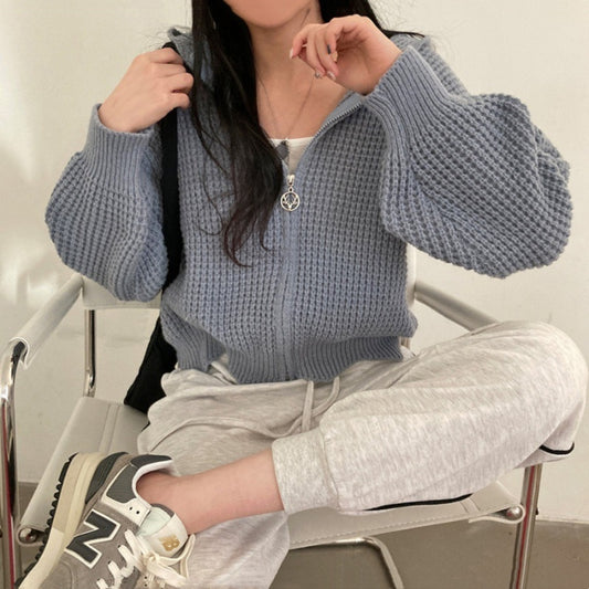 Women's Fashion Loose And Lazy Style Knitted Jacket