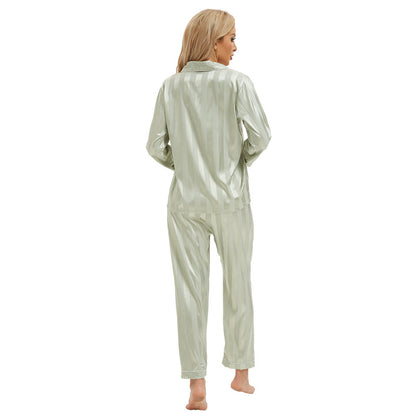 Silk Long-sleeved Pajama Wear