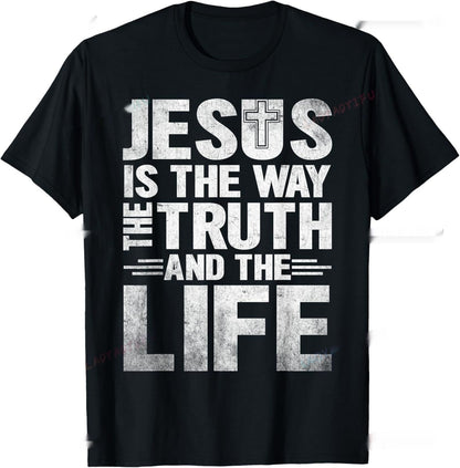 Christian T Shirt The Way, The Truth, The Life