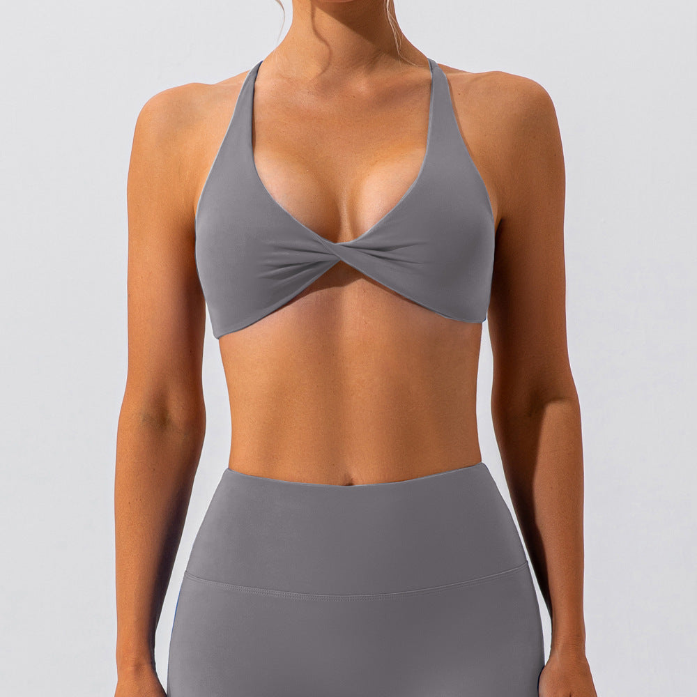 Cross Back Sports Bra Fashion