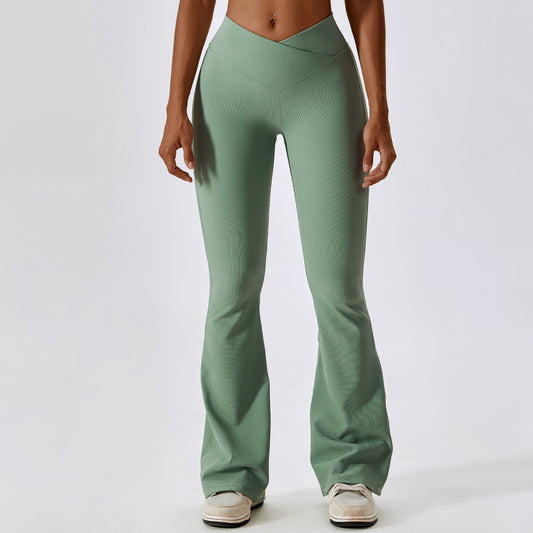 Women's Yoga Sports Bell-bottom Pants