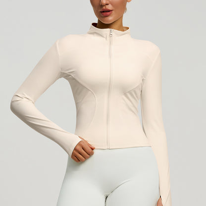 Fashion Casual Slim-fit Yoga Wear Women's Coat