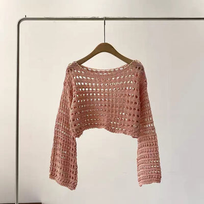 Women's Short Long-sleeved Sweater