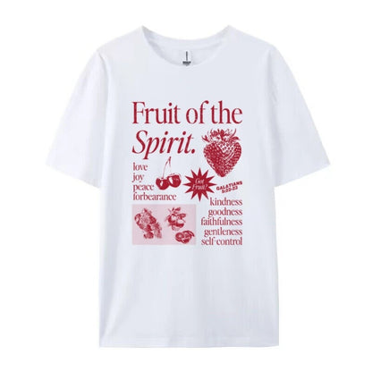 Retro Bible Poem T-shirt For Women