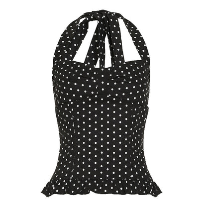 Polka Dot Tube Top Vest Fashion