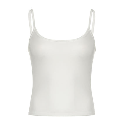 Street Style Off-shoulder Square Collar Vest