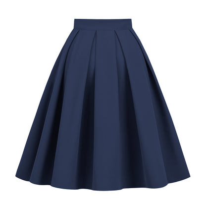 Umbrella Swing Mid-waist Large Swing All-matching Bubble Skirt