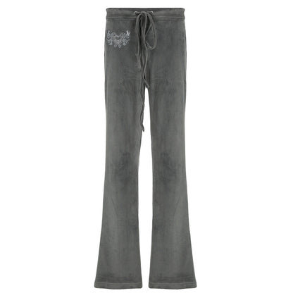 American Velvet Bootleg Pants Slim Fit