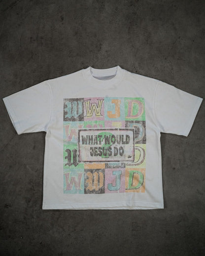 Streetwear Retro "I love Jesus" Printed shirts