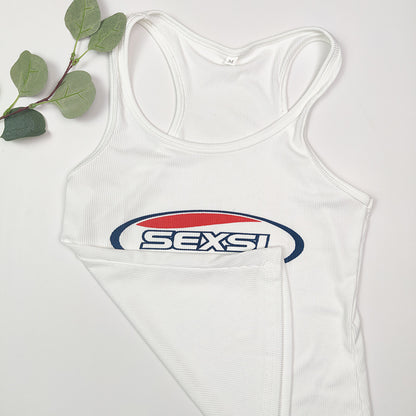 Sleeveless Women's "Sexsi" Top