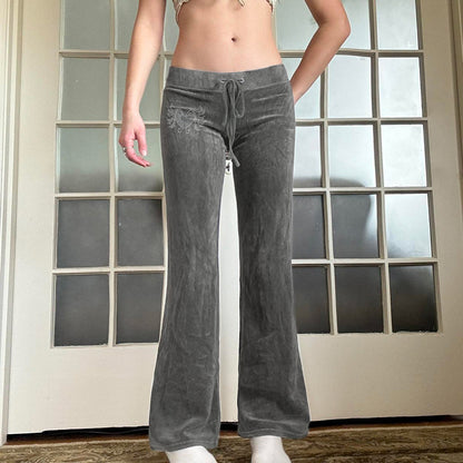American Velvet Bootleg Pants Slim Fit