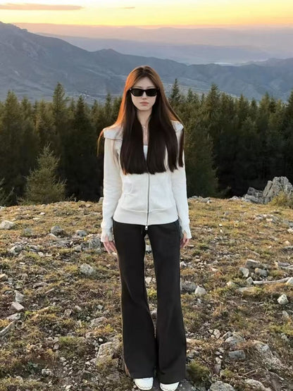 Hooded Zipper Jacket