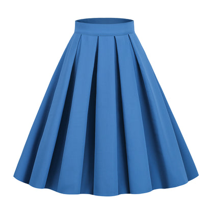 Umbrella Swing Mid-waist Large Swing All-matching Bubble Skirt