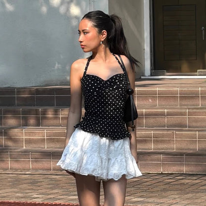Polka Dot Tube Top Vest Fashion