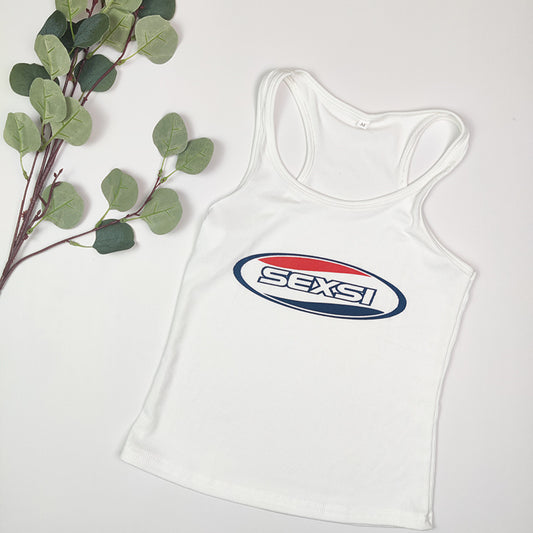 Sleeveless Women's "Sexsi" Top