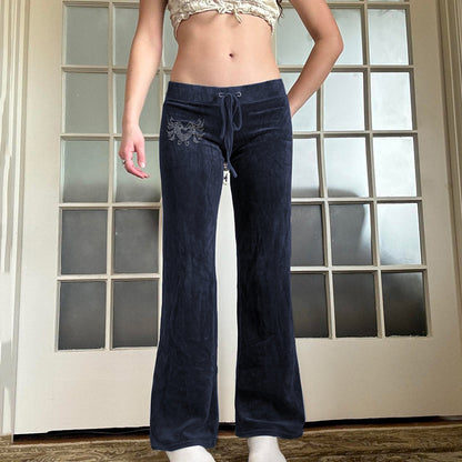 American Velvet Bootleg Pants Slim Fit