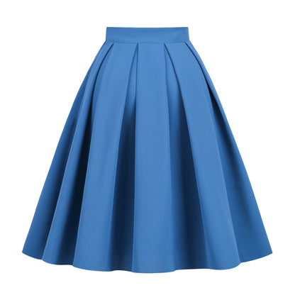 Umbrella Swing Mid-waist Large Swing All-matching Bubble Skirt