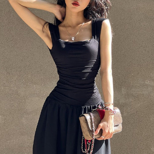 Women's Slim-fit Sweet Elegant Suspender Dress
