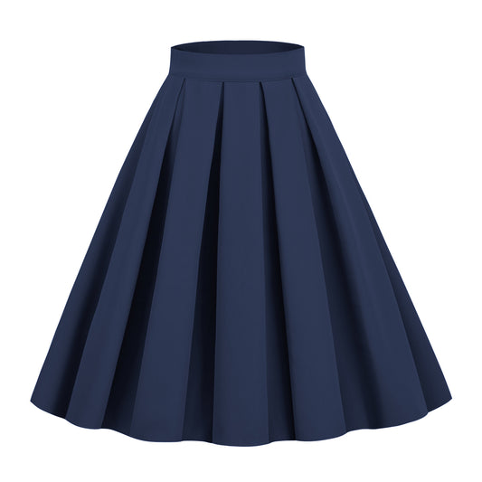 Umbrella Swing Mid-waist Large Swing All-matching Bubble Skirt