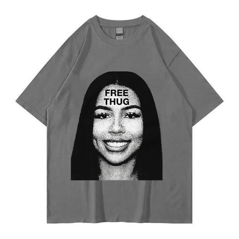 Women's Retro Short Sleeve Top Hip Hop T-shirt
