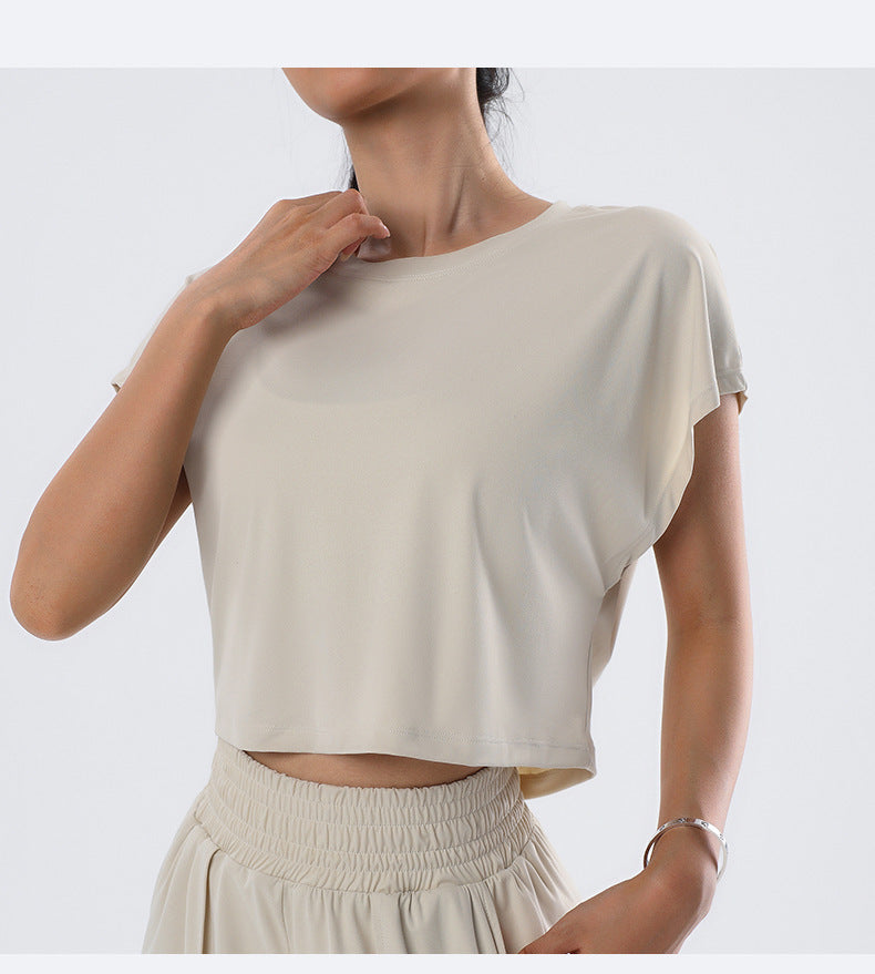 Summer Thin Crop Top Women's T-shirt